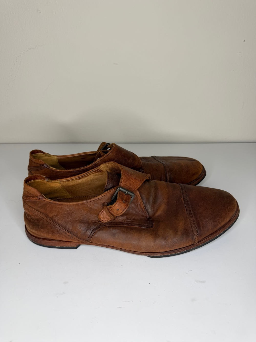 timberland boot company Monk Strap Men Size 45 US 11 Brown Leather